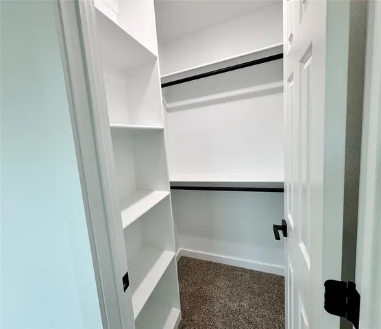 a view of walk in closet