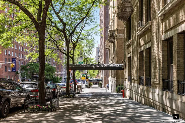 a view of a building with a outdoor space