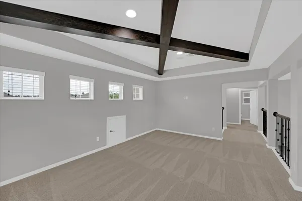 a view of a house with backyard and porch