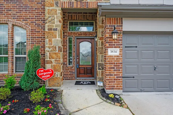 a view of a chandelier in a room