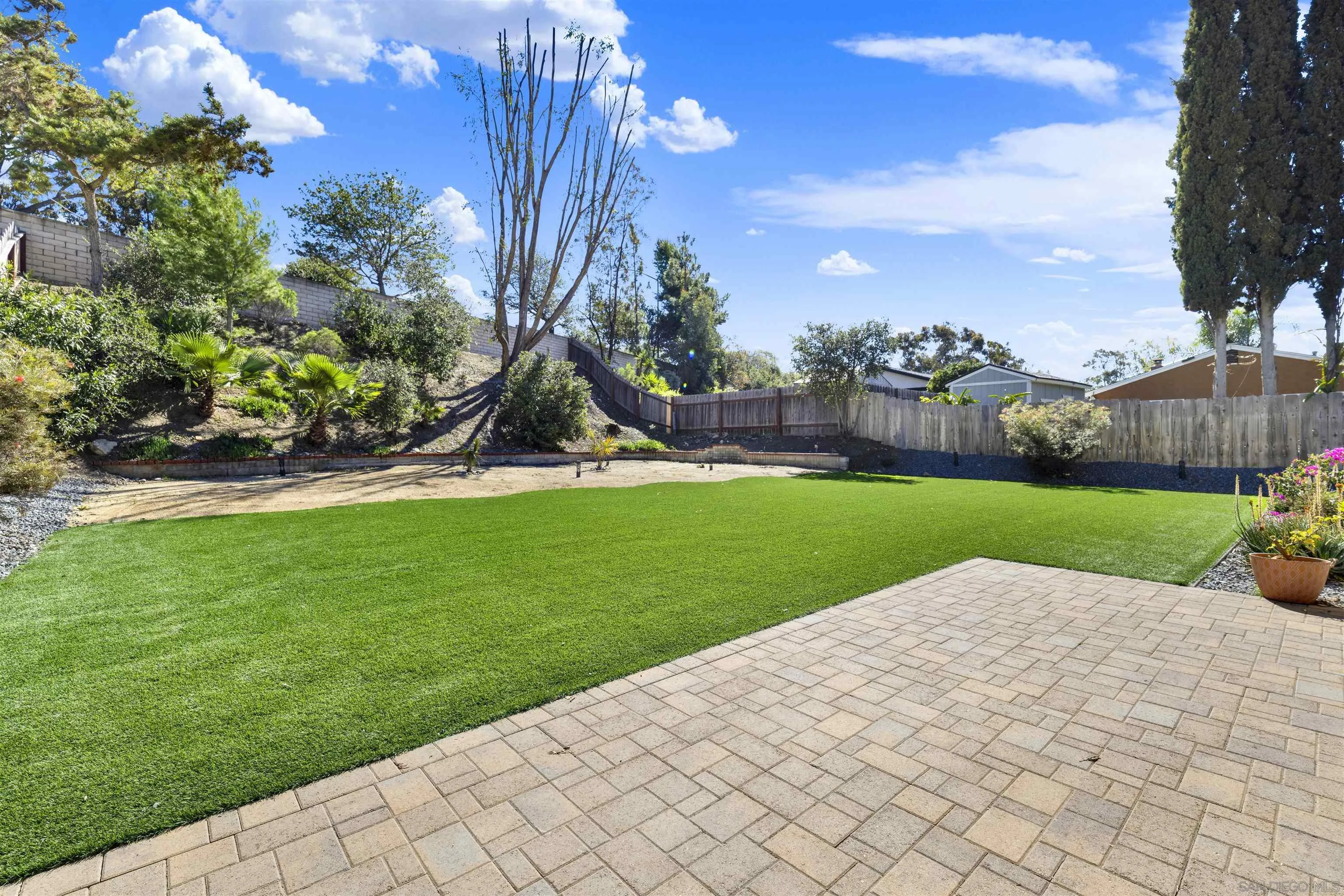 12435 Old Pomerado Road Poway, CA 92064 - Photo 27 of 53 a view of a garden with a slide