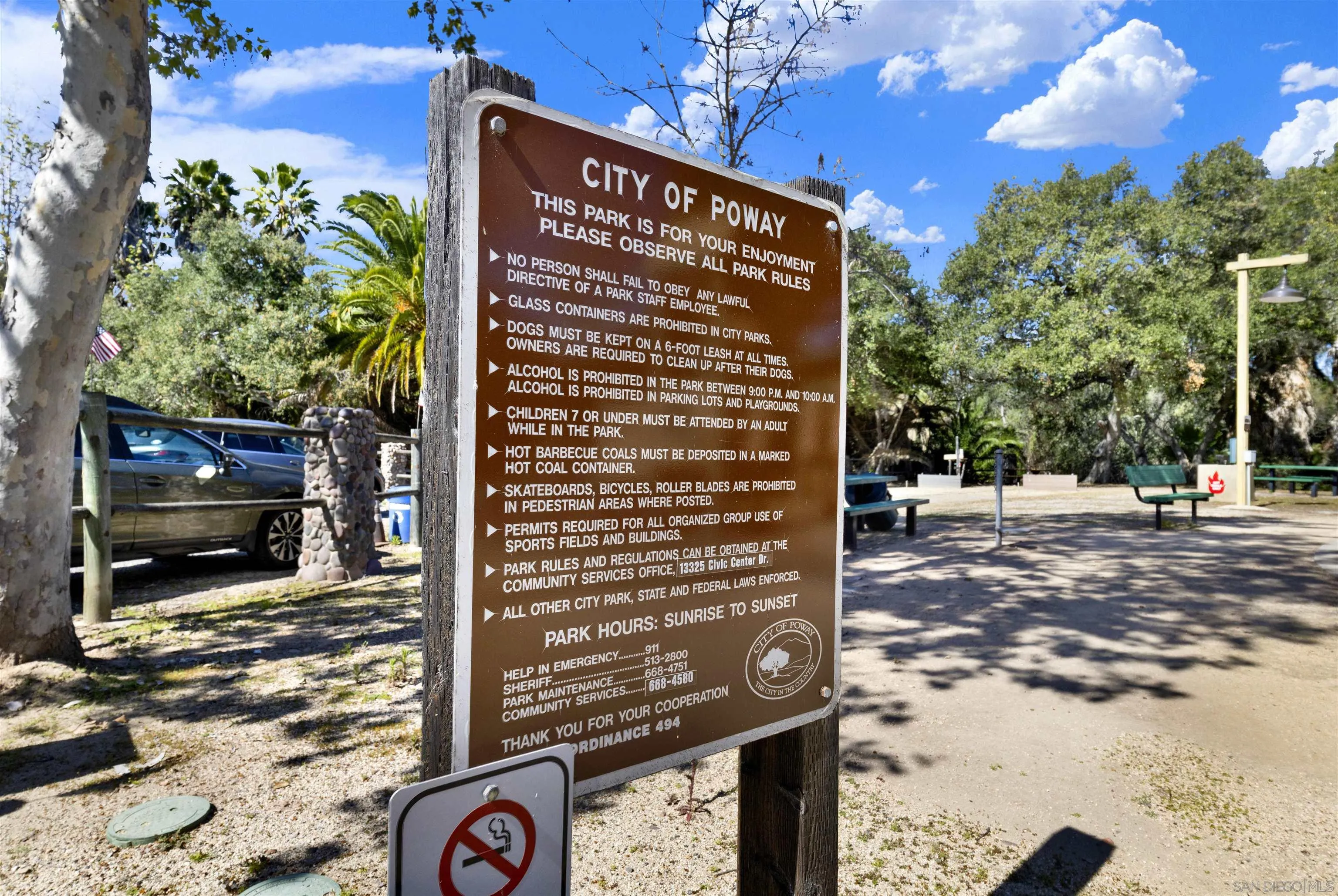 12435 Old Pomerado Road Poway, CA 92064 - Photo 53 of 53 a view of street sign