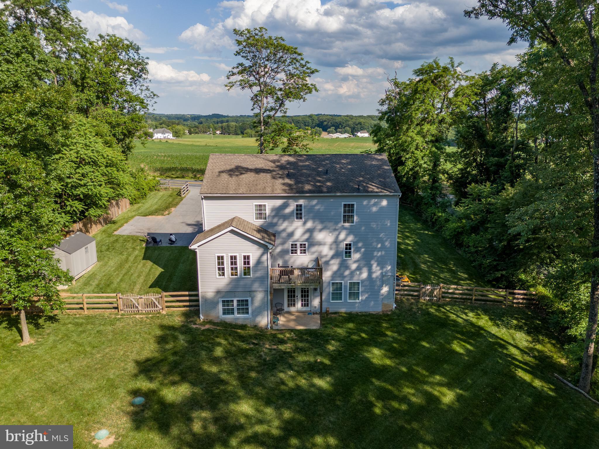 1216 Western Chapel Road New Windsor, MD 21776 - Photo 80 of 84 Aerial view highlights the spacious backyard