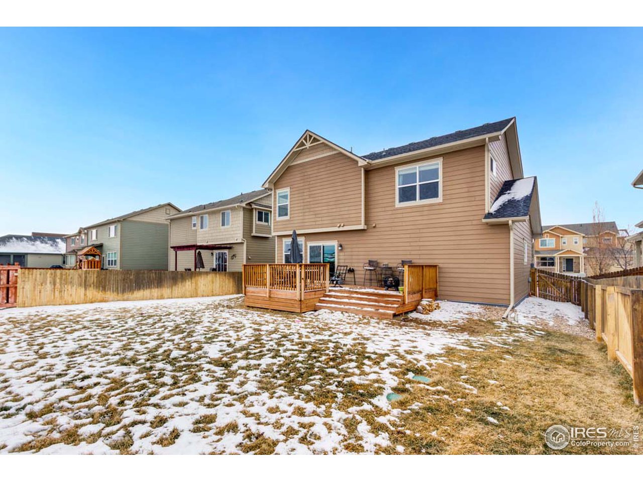 938 Trading Post Road Fort Collins, CO 80524 - Photo 24 of 26 Large Fenced Yard with Custom Deck