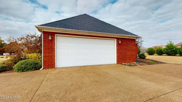 a backyard of a house
