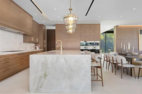 a view of swimming pool with an outdoor seating