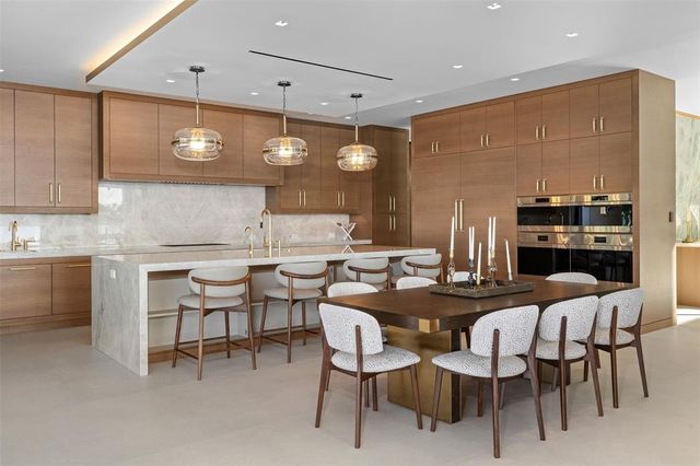 a view of a swimming pool with an outdoor space