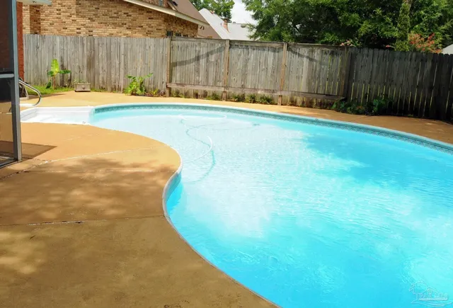 a view of a swimming pool