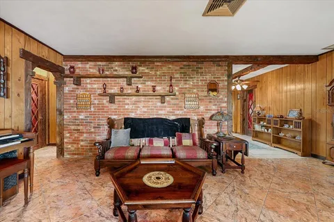 a kitchen with a stove and a refrigerator