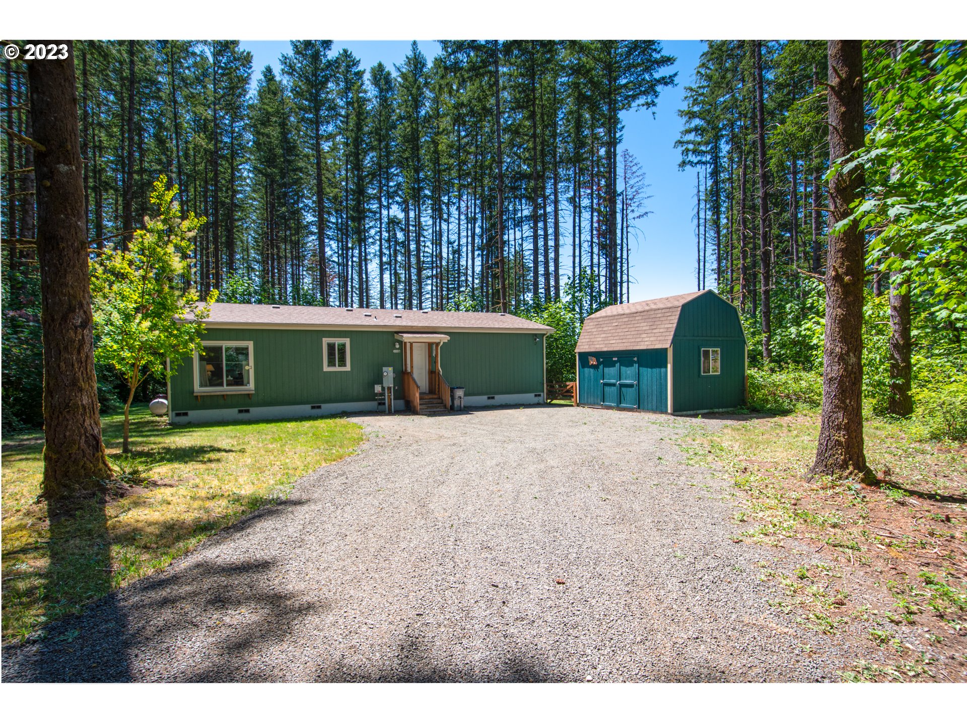 30400 Northeast Healy Road Amboy, WA 98601 - Photo 37 of 48 a front view of a house with garden