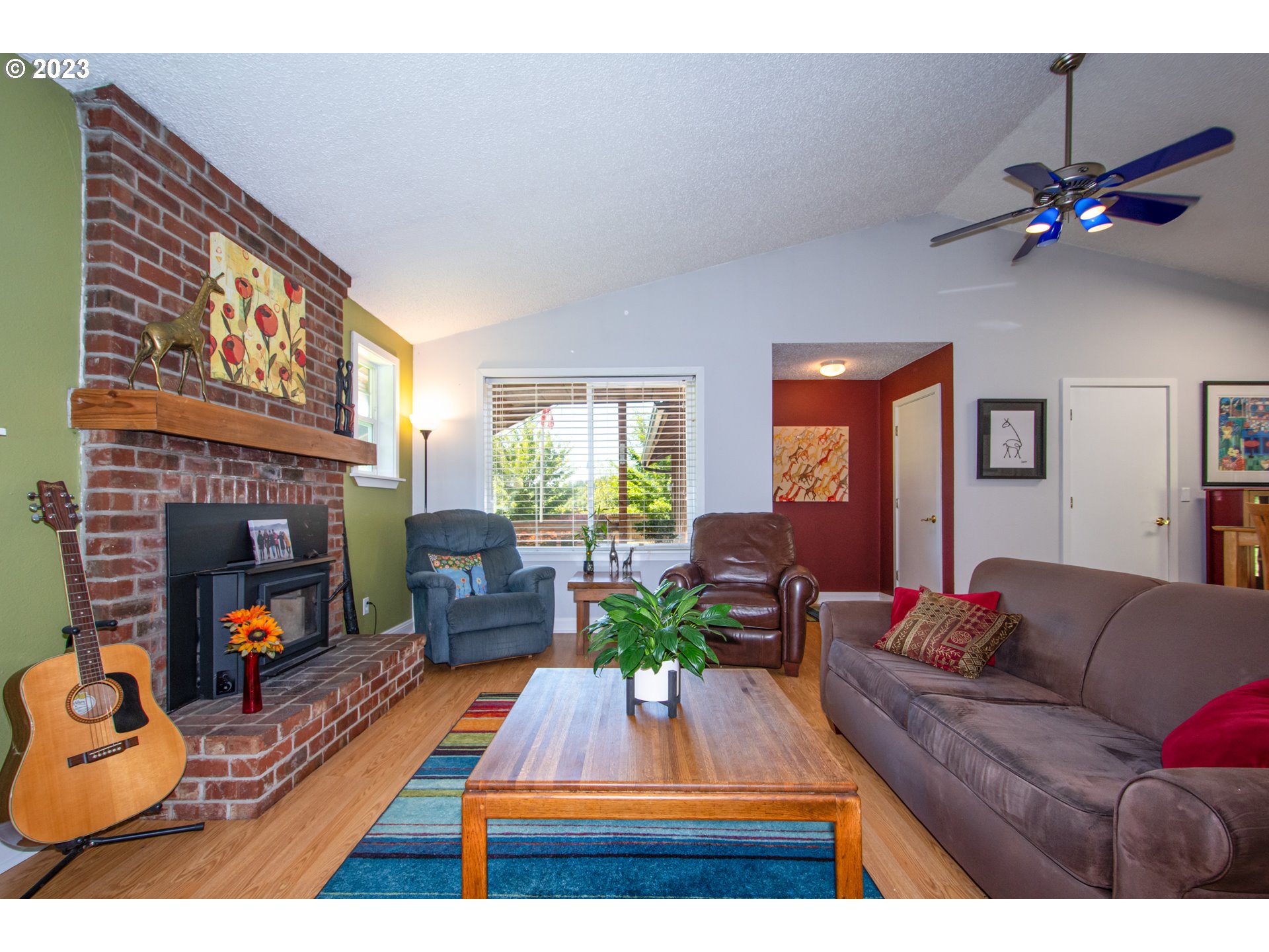 30400 Northeast Healy Road Amboy, WA 98601 - Photo 7 of 48 a living room with furniture and a fireplace