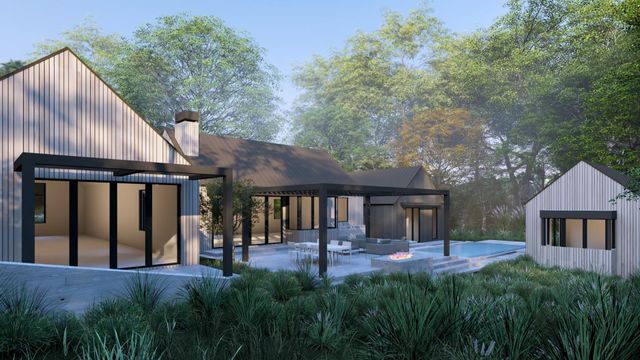 a view of house and outdoor space