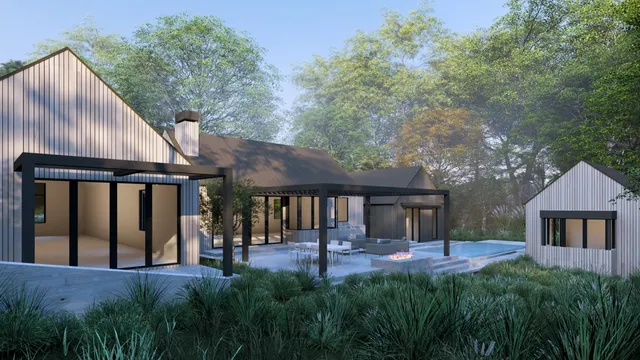 a view of house and outdoor space