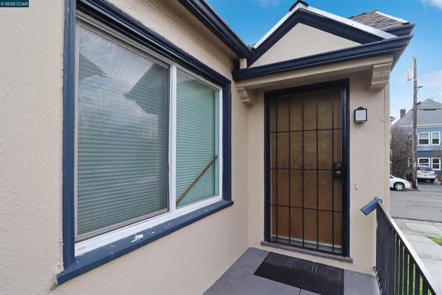 a view of front door