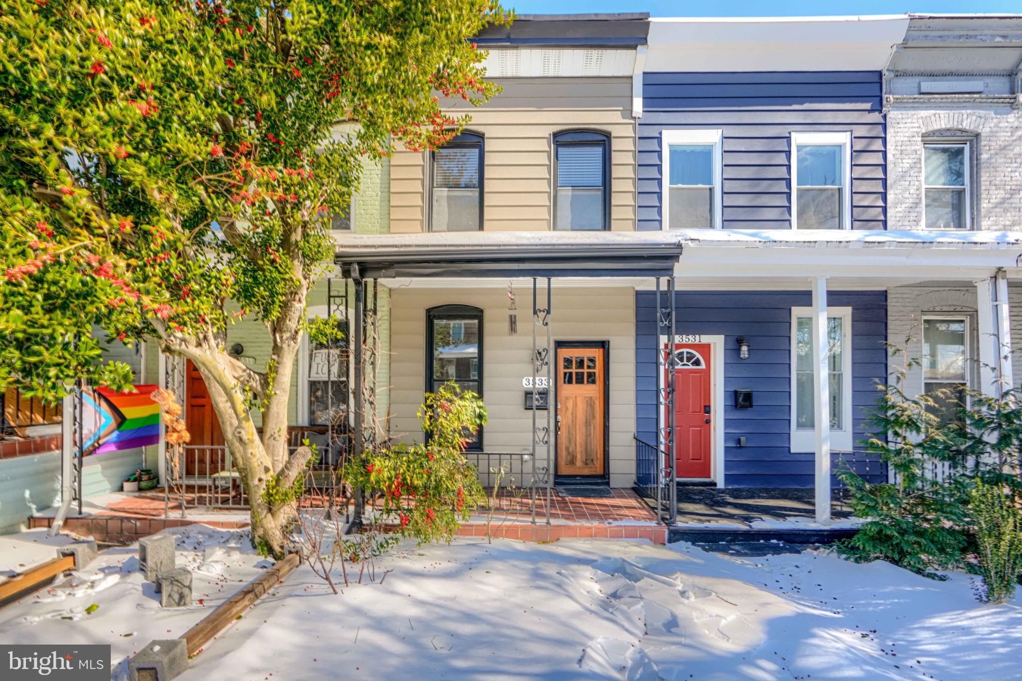 3533 Keswick Road Baltimore, MD 21211 - Photo 1 of 29 Charming row homes with vibrant exteriors.