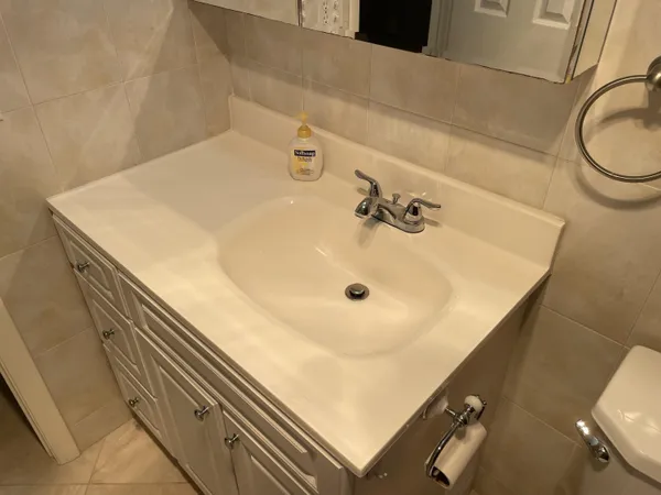 en empty room with windows