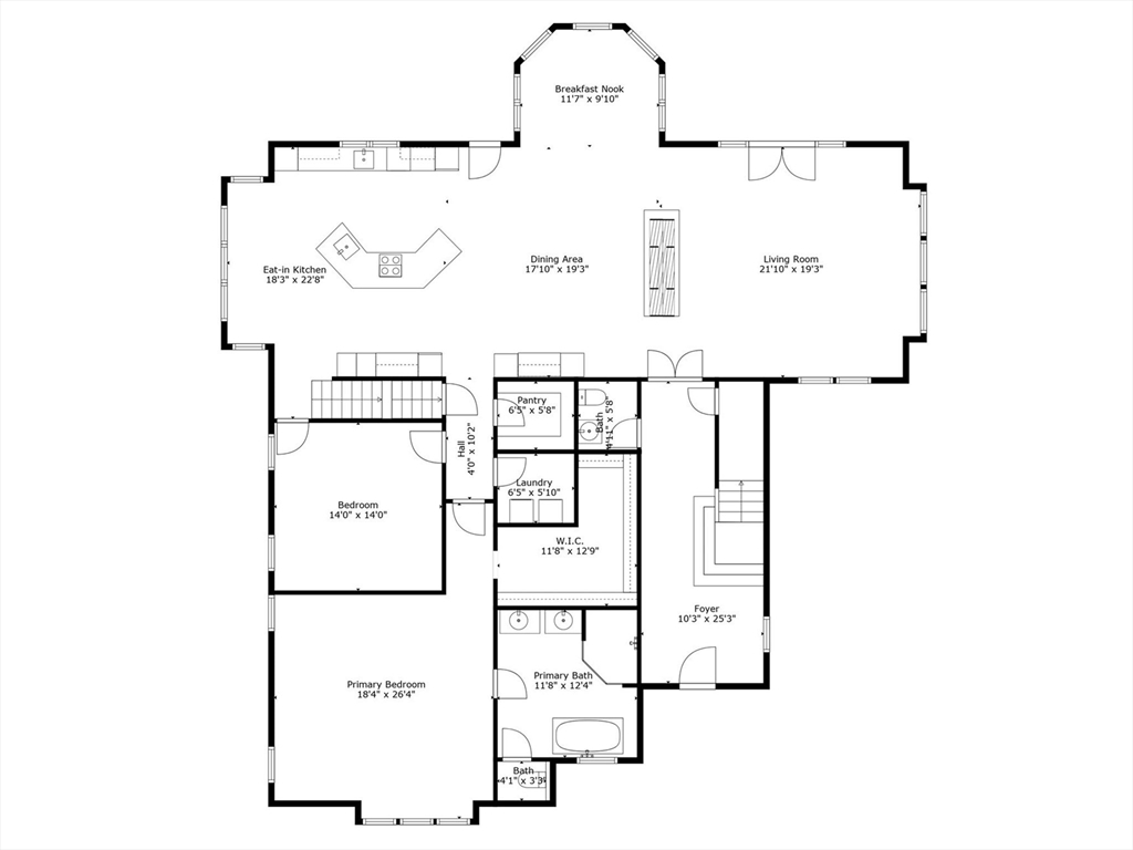 6 Beaver Pond Road Beverly, MA 01915 - Photo 34 of 36 a picture of a wall with a white building and a white wall