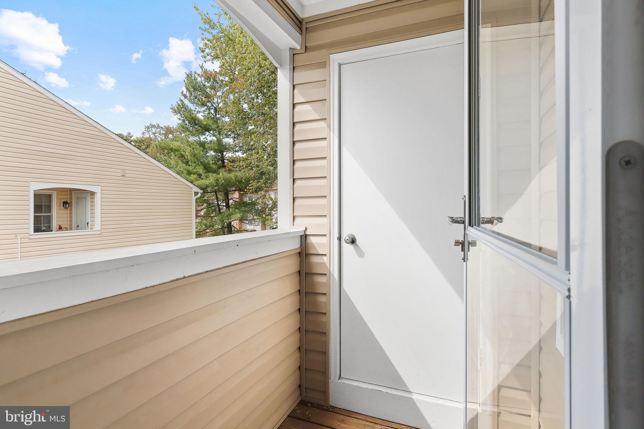 7802 Harrowgate Circle, Unit D Springfield, VA 22152 - Photo 12 of 24 Private Balcony