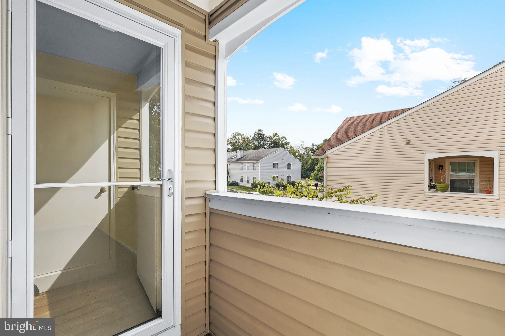 7802 Harrowgate Circle, Unit D Springfield, VA 22152 - Photo 13 of 24 Private Balcony