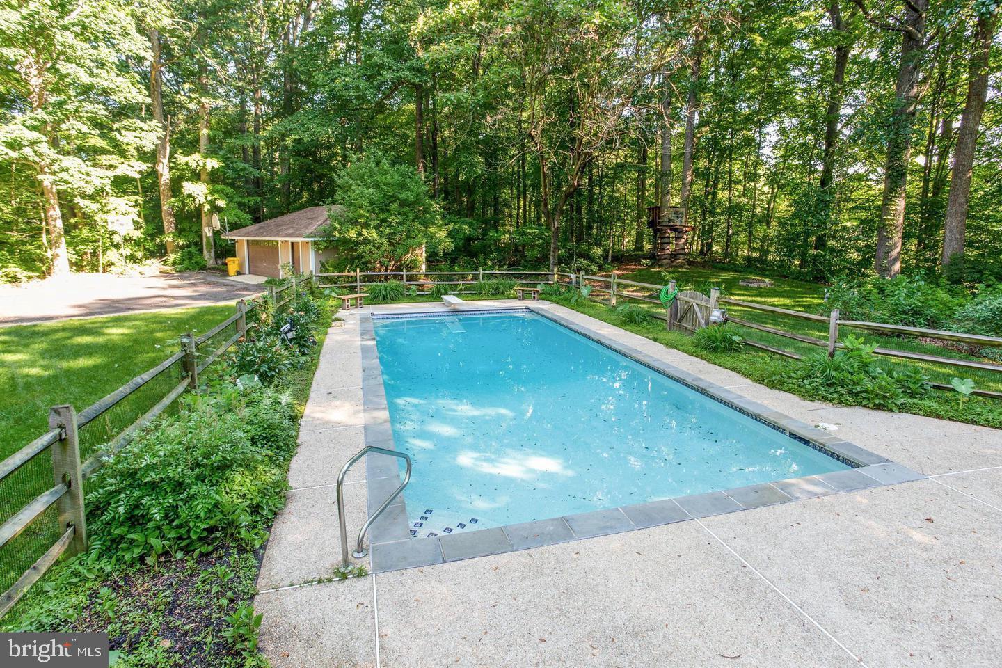 4304 Rousbys Run West River, MD 20778 - Photo 41 of 50 a view of a backyard with swimming pool