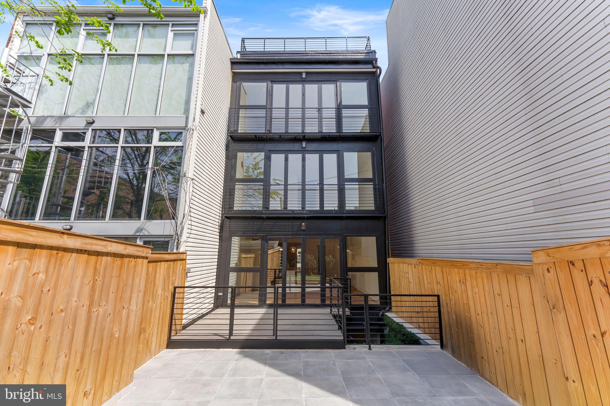 1414 5th Street Northwest, Unit A Washington, DC 20001 - Photo 23 of 62 Rear Contemporary Elevation