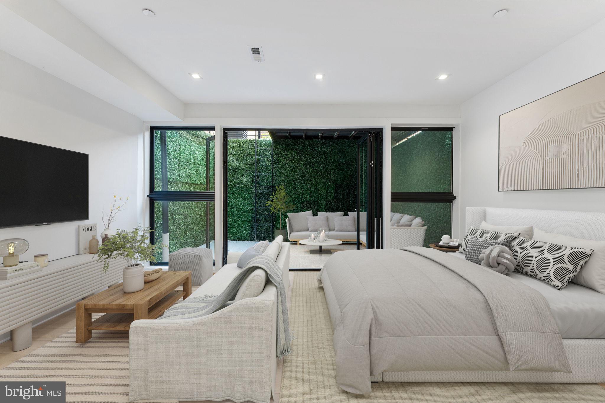 1414 5th Street Northwest, Unit A Washington, DC 20001 - Photo 30 of 62 Expansive Primary Bedroom w/Outdoor Space