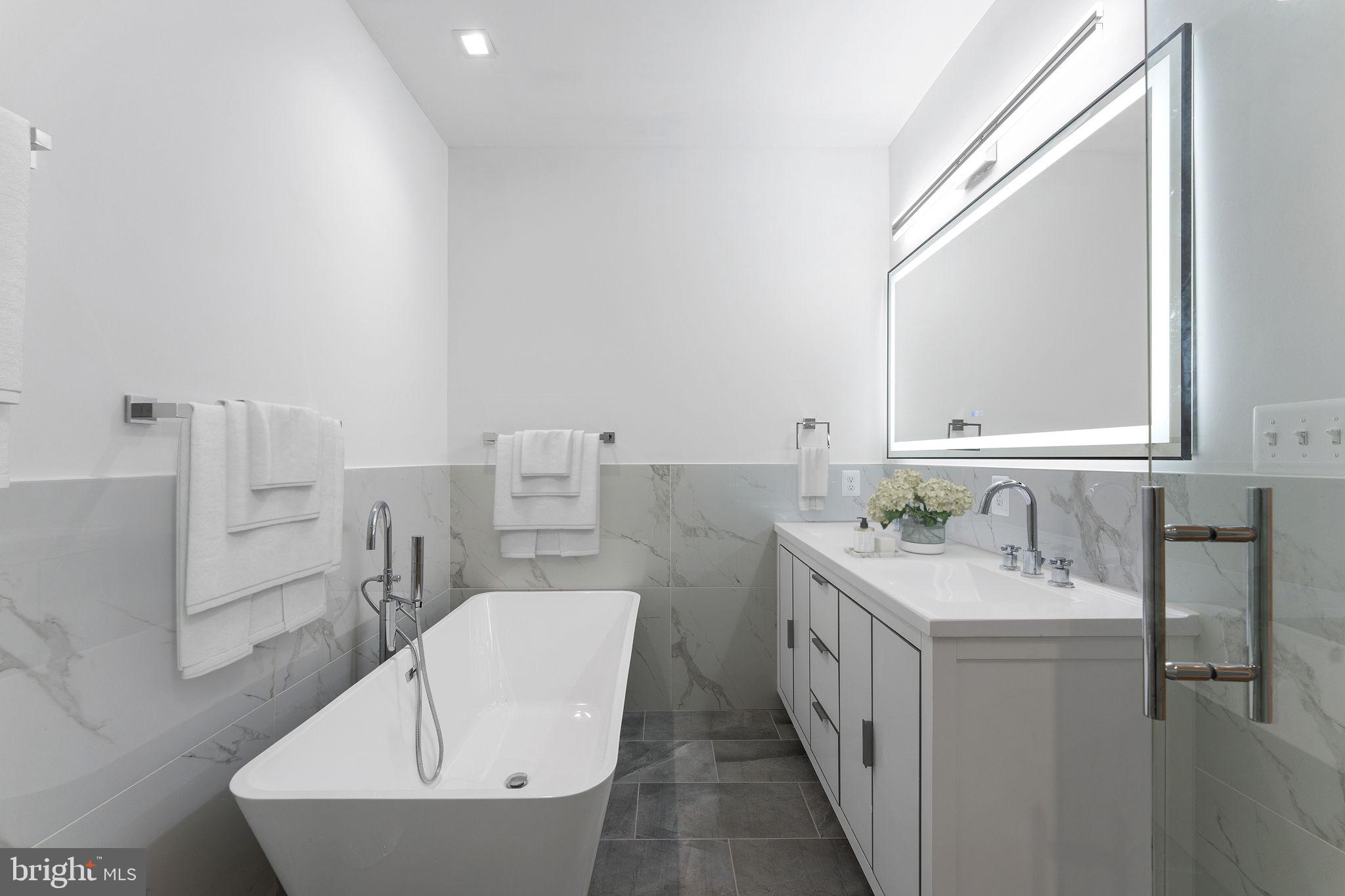 1414 5th Street Northwest, Unit A Washington, DC 20001 - Photo 34 of 62 Primary Spa Inspired Bath