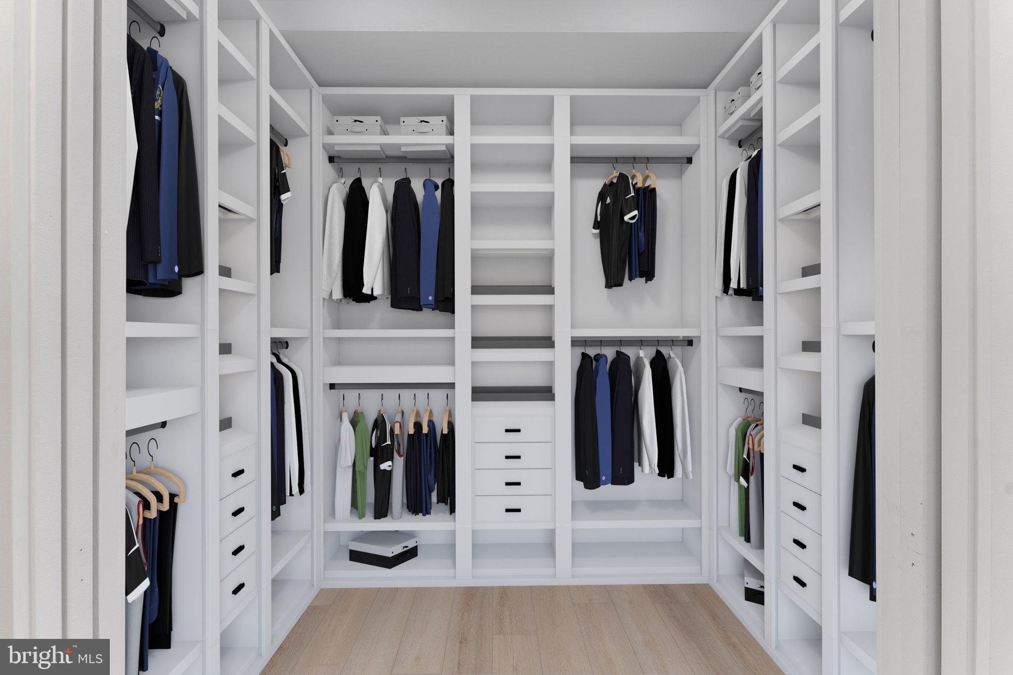 1414 5th Street Northwest, Unit A Washington, DC 20001 - Photo 39 of 62 Primary Customizable Walk-in Closet