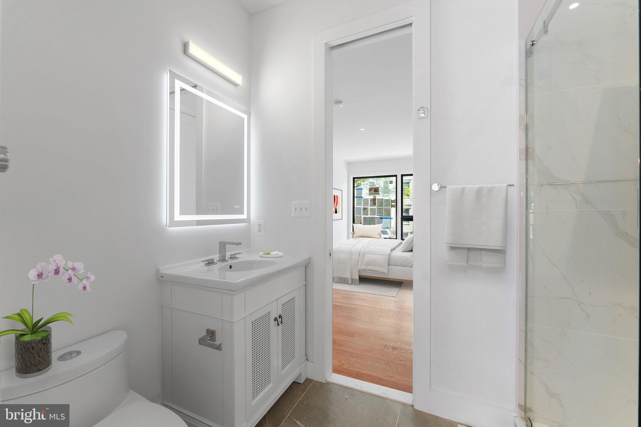 1414 5th Street Northwest, Unit A Washington, DC 20001 - Photo 43 of 62 Spacious Inspired En Suite Bathroom