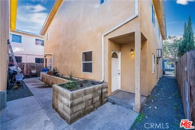 a view of living room and patio