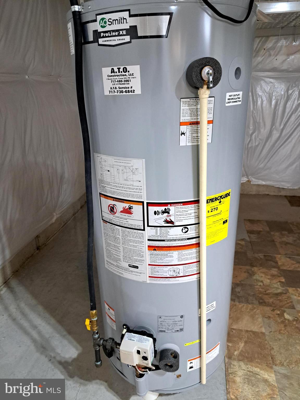 90 Village Road Manchester, PA 17345 - Photo 54 of 72 AO Smith proline XE high capacity ht/water heater