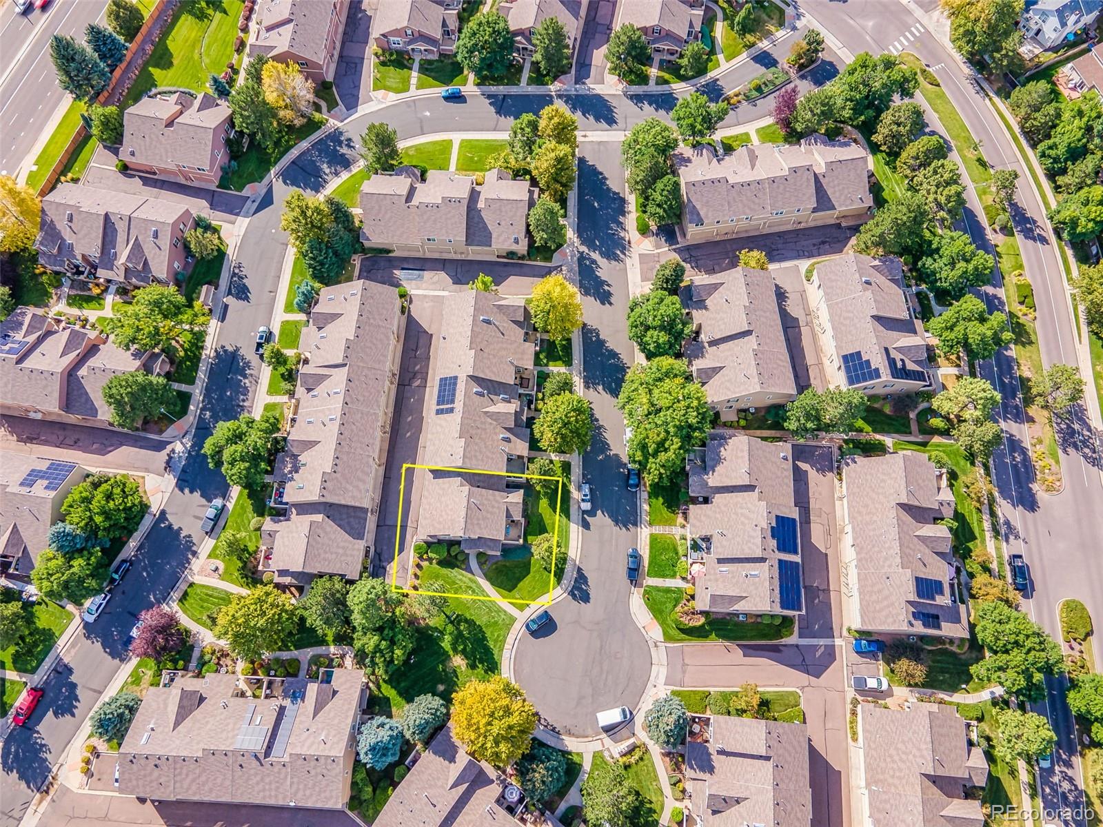 10058 Grove Court, Unit E Westminster, CO 80031 - Photo 38 of 48 an aerial view of residential houses with outdoor space