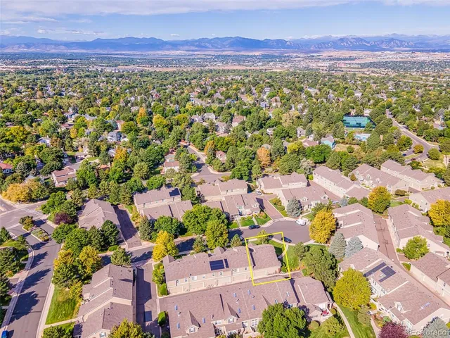 a view of city and mountain
