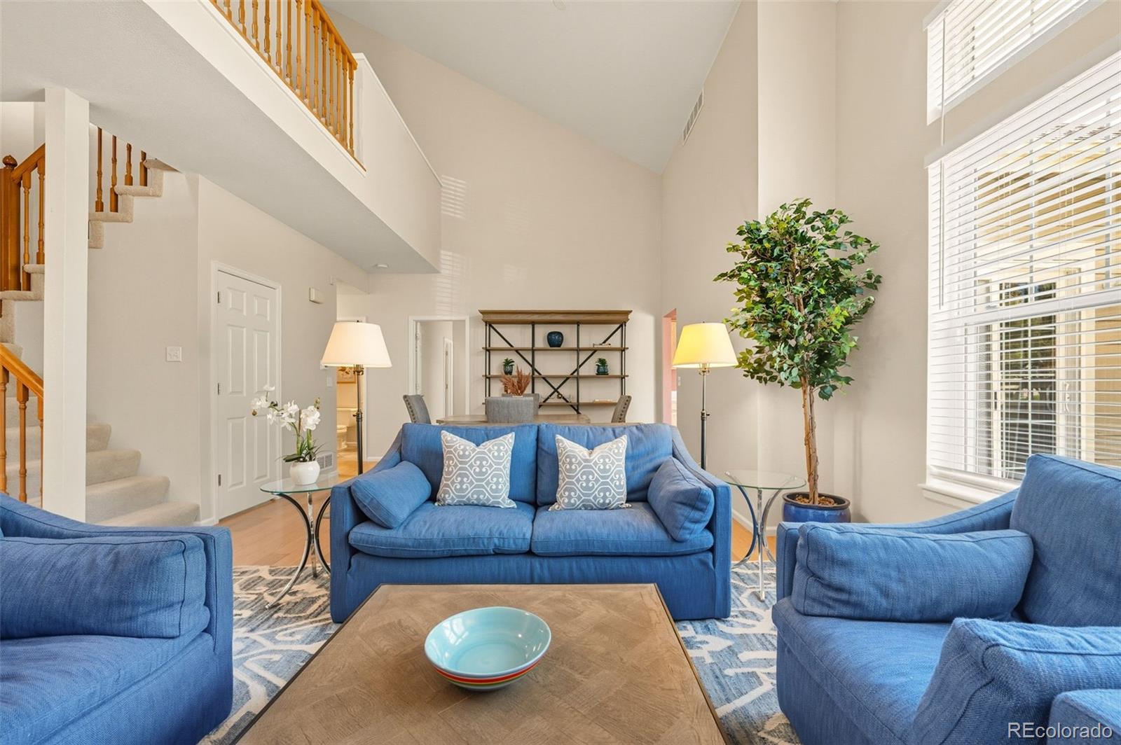 10058 Grove Court, Unit E Westminster, CO 80031 - Photo 7 of 48 a living room with furniture and a potted plant