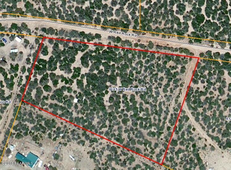 8185 West Red Rock Road Wilhoit, AZ 86332 - Photo 1 of 1 Aerial View