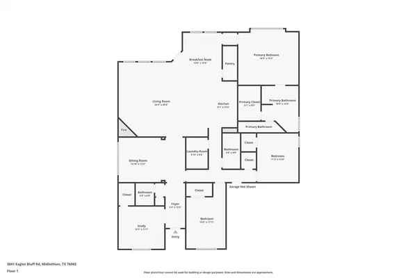 $3,500 | 3841 Eagles Bluff Road, Midlothian, TX 76065