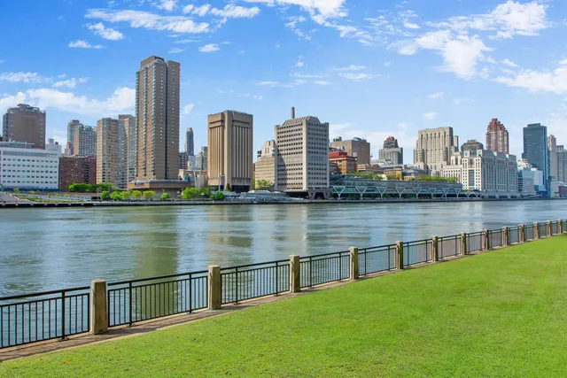 a view of lake with city