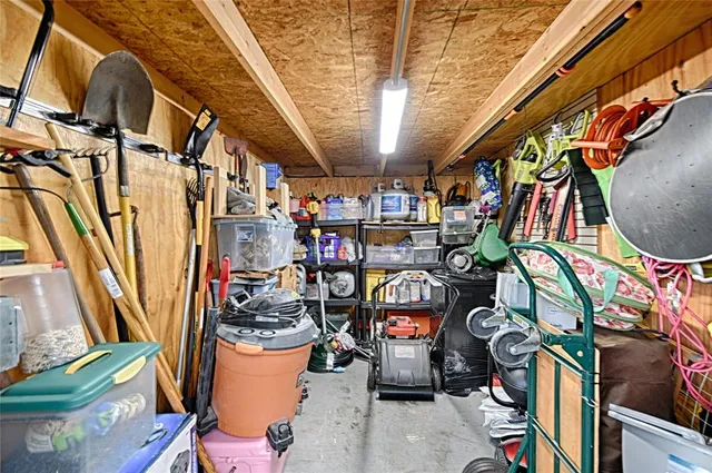 a view of a house with a garage
