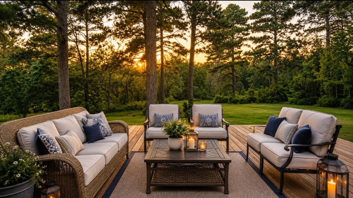 438 Kellar Road Smithville, TX 78957 - Photo 23 of 30 Unwind in the fresh air on this spacious deck, offering a perfect blend of comfort and natural beauty.