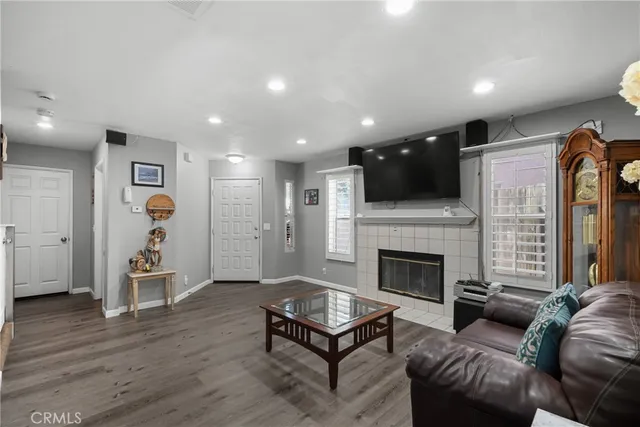 a bathroom with a sink double vanity and a mirror