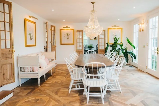 3 Wauwinet Road Nantucket, MA 02554 - Photo 4 of 32 a view of a dining room with furniture window and wooden floor