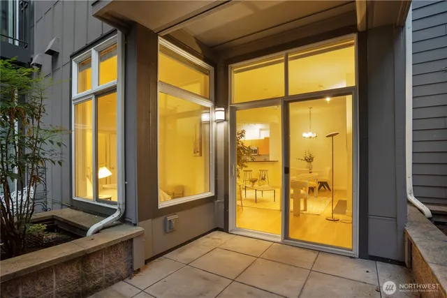 a view of an entryway