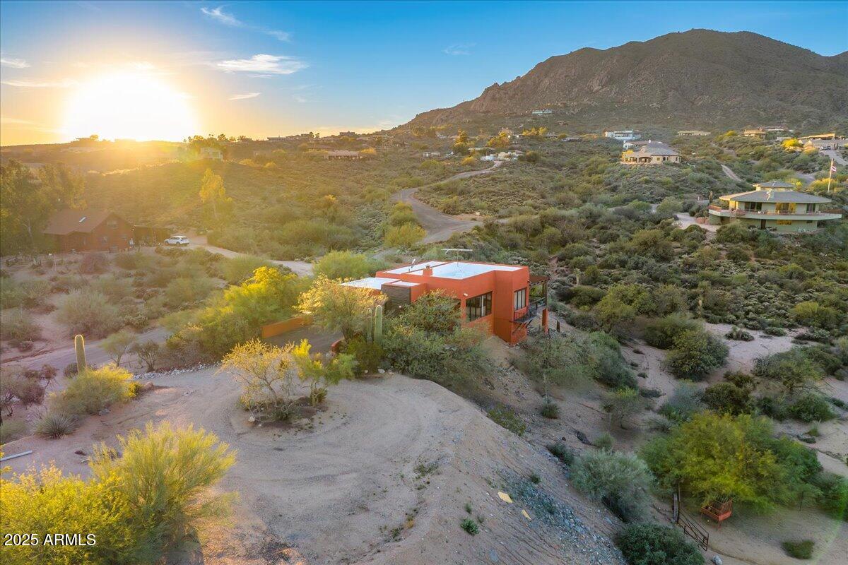 11702 East Blue Wash Road Scottsdale, AZ 85262 - Photo 3 of 50 a view of a mountain with a mountain in the background