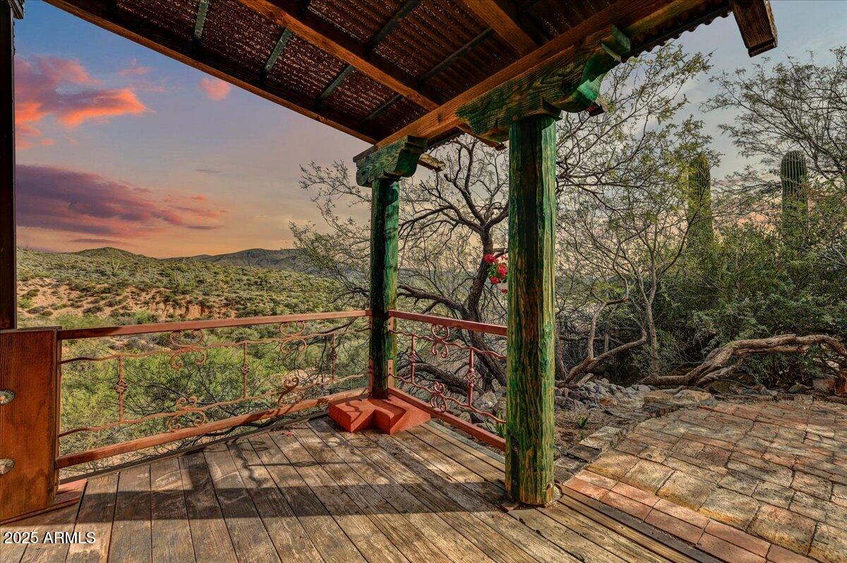 11702 East Blue Wash Road Scottsdale, AZ 85262 - Photo 4 of 50 a view of a porch
