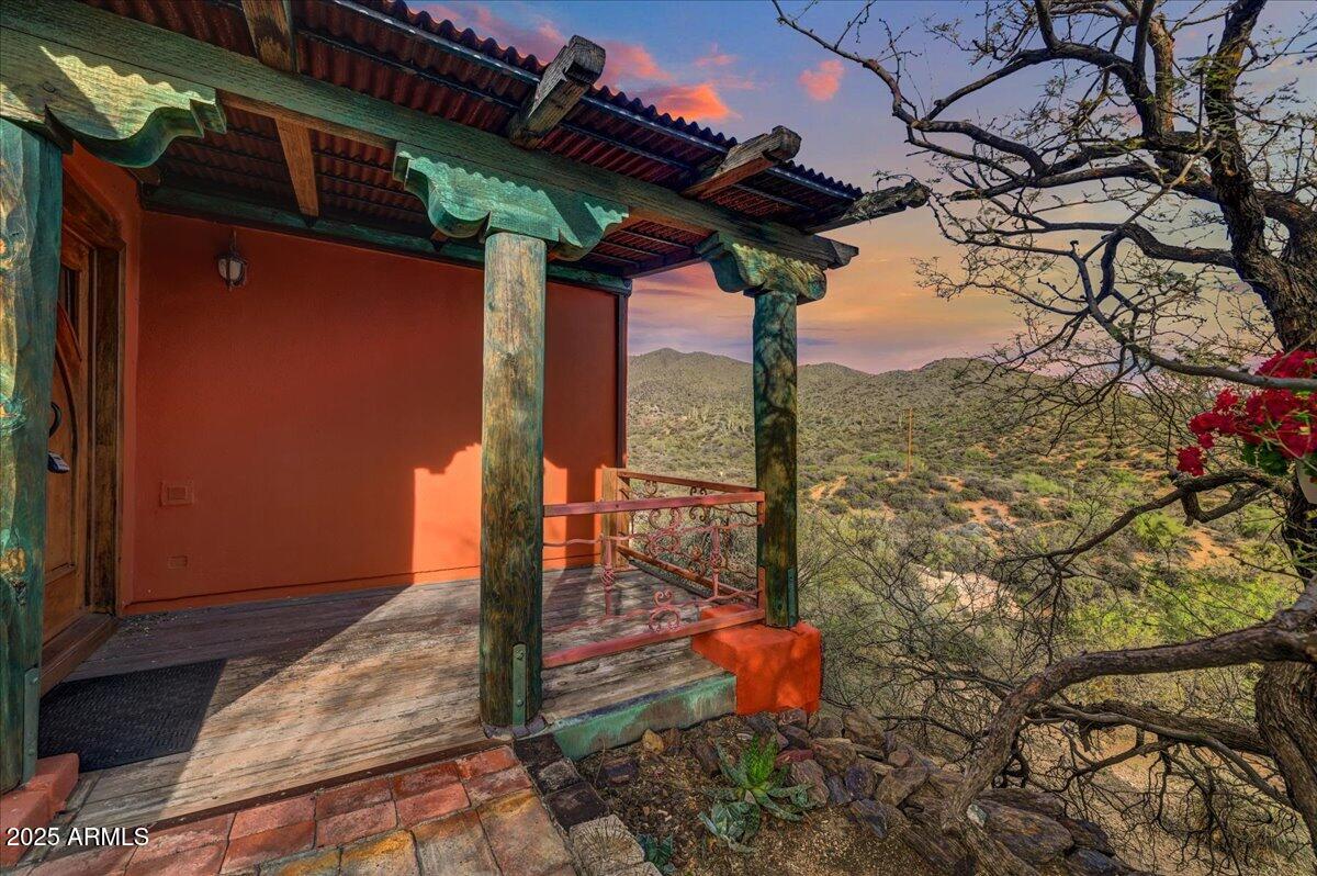 11702 East Blue Wash Road Scottsdale, AZ 85262 - Photo 45 of 50 a view of a porch