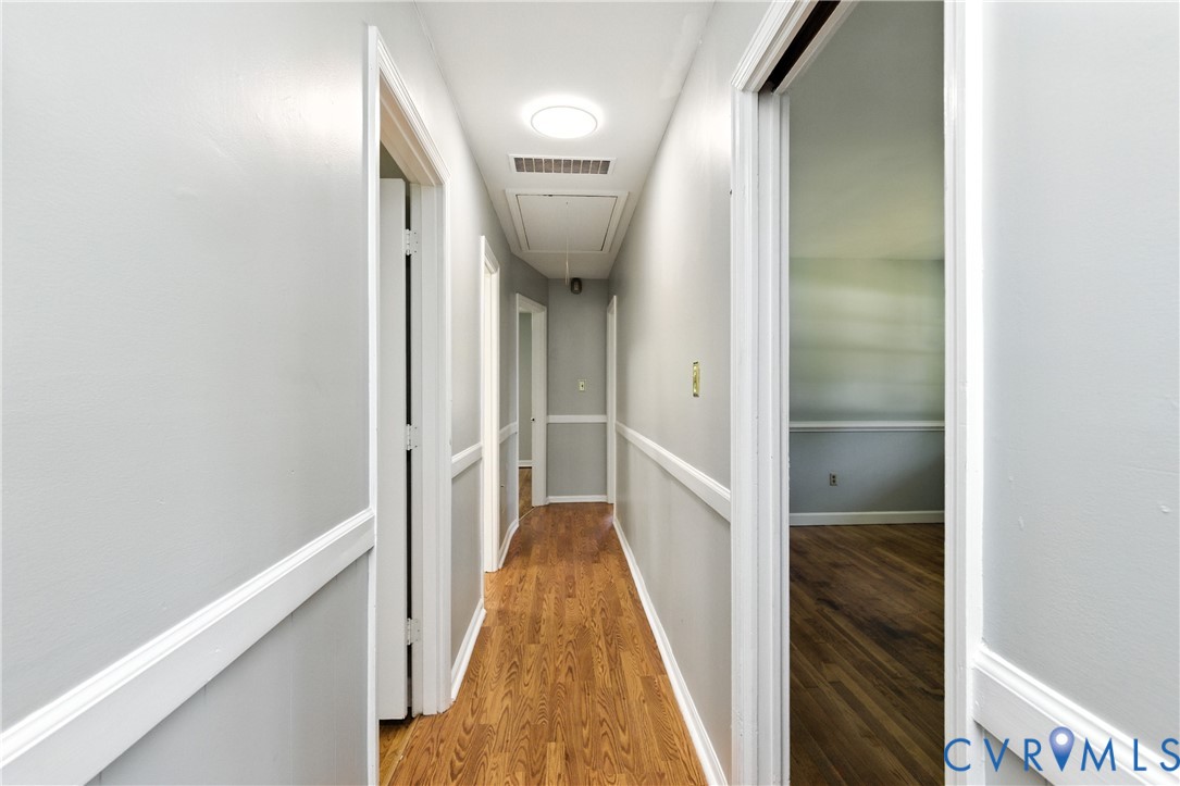 2111 Clary Road Petersburg, VA 23805 - Photo 24 of 47 a view of hallway with wooden floor