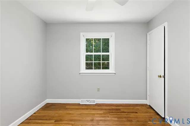 a view of a room with window