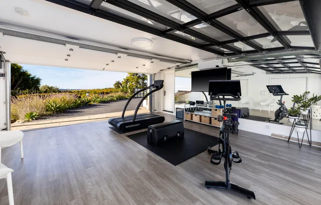 a view of a entryway with wooden floor