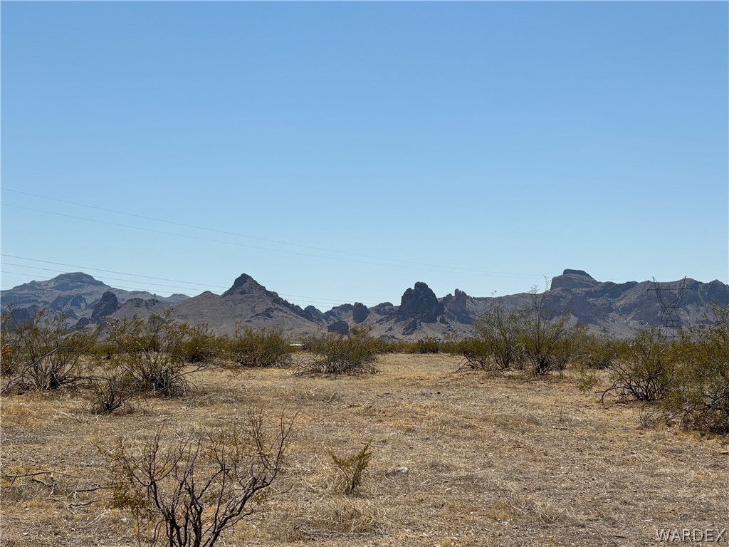 2161 Cowlic Road Golden Valley, AZ 86413 - Photo 1 of 12 a view of a dry field with mountains in the background