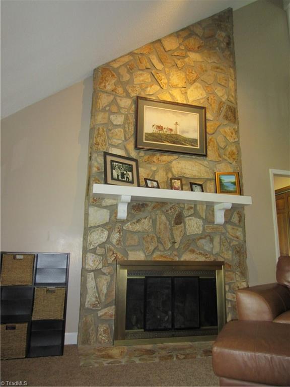 157 Old Farm Road Thomasville, NC 27360 - Photo 8 of 30 Cold nights just got cozy! This stone fireplace is even more beautiful in person!